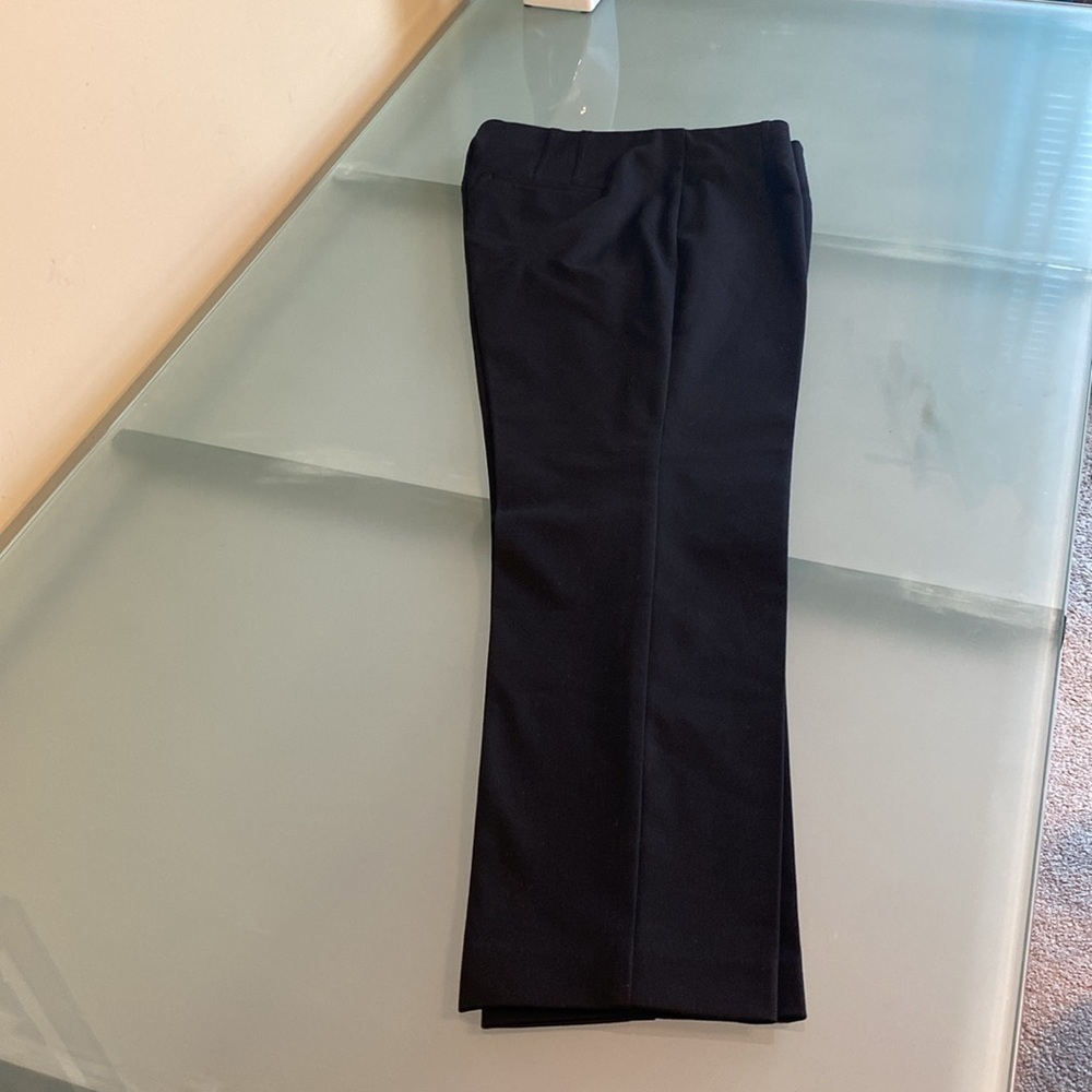 Talbots Black Petite Straight Leg Pants Tailored Career Wear Size 10P